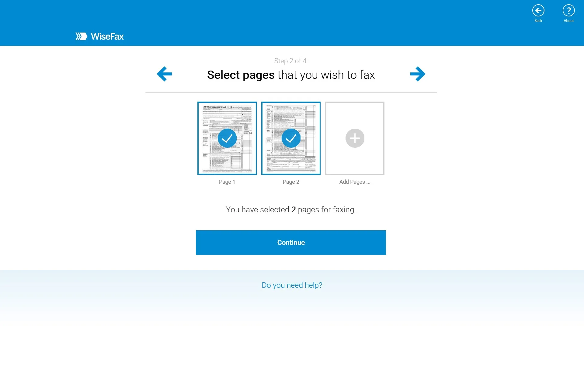 WiseFax screenshot 2