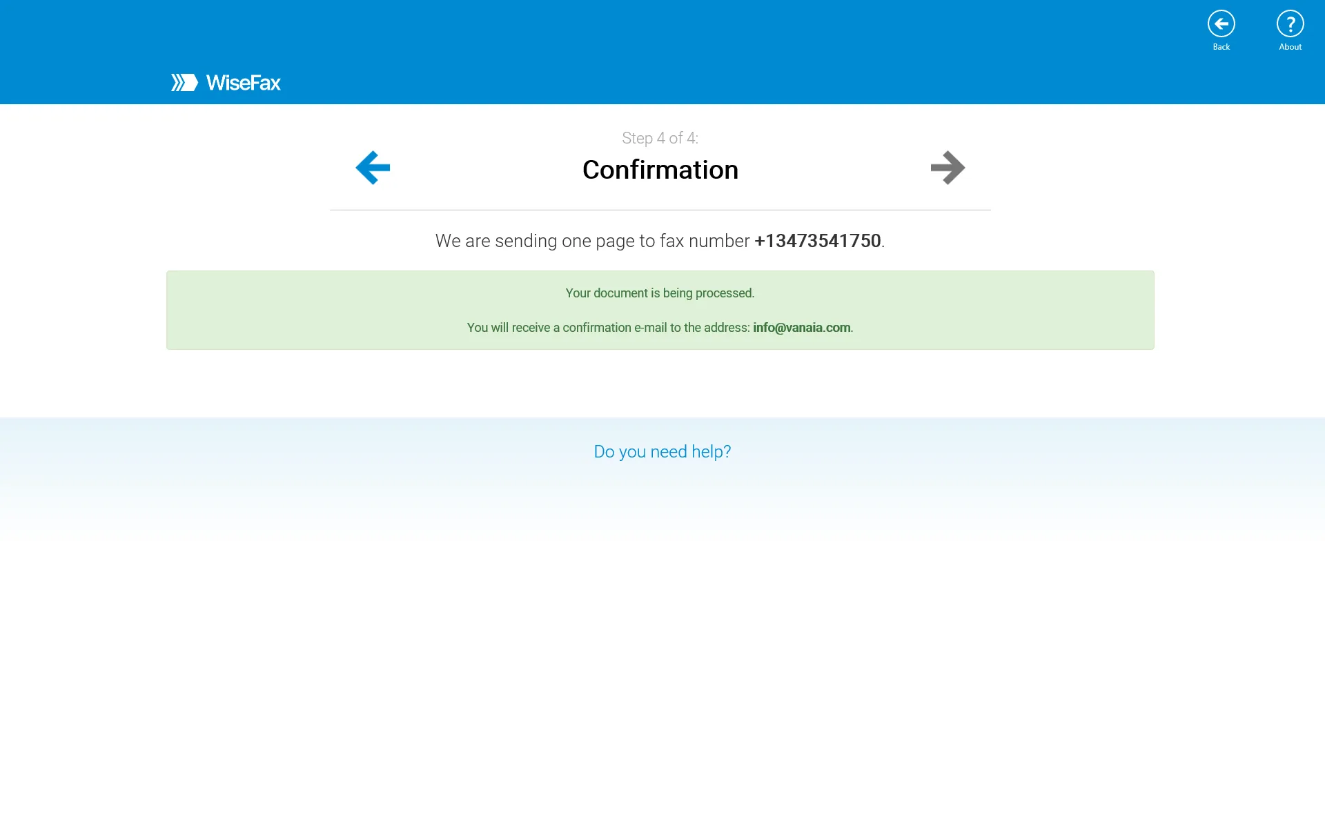 WiseFax screenshot 4