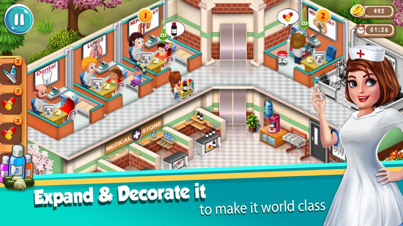 Doctor Dash : Hospital Game screenshot 4