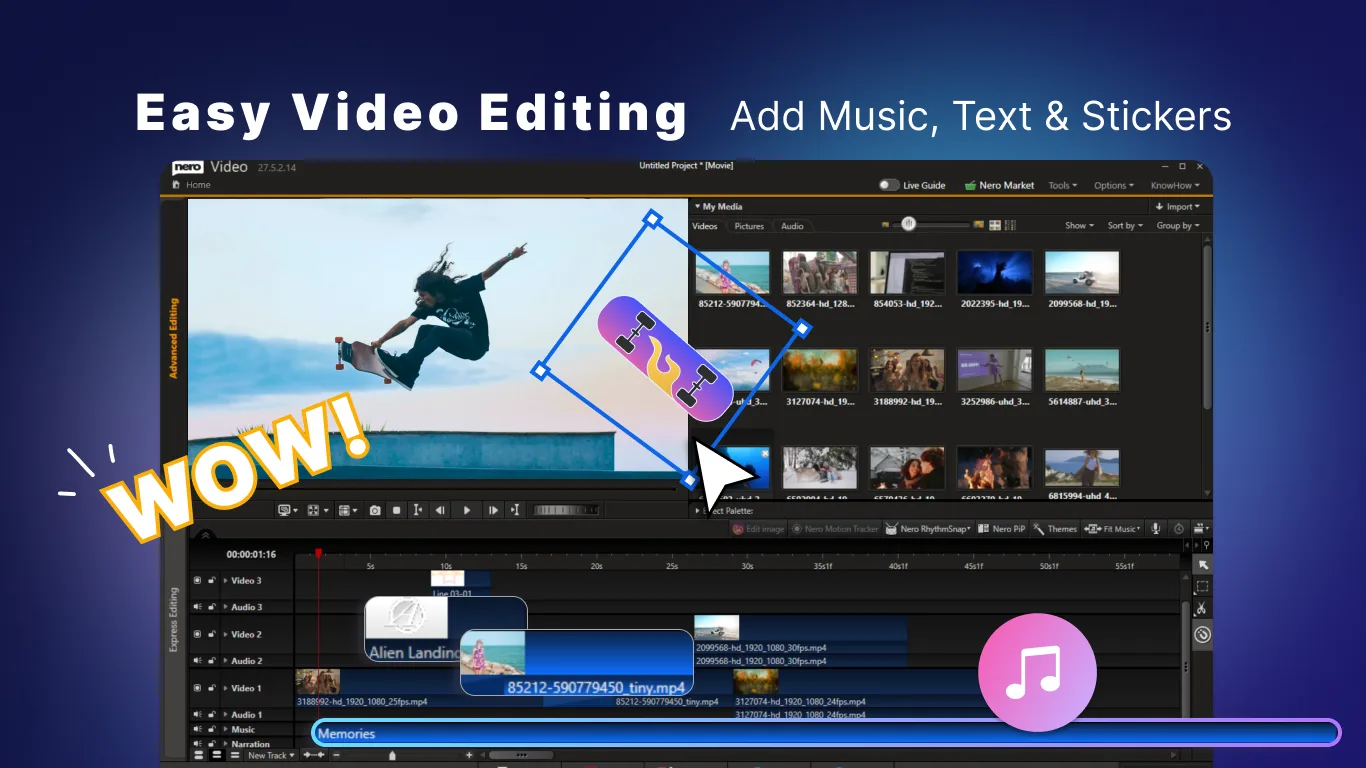 Movie Maker - Video Editor by Nero screenshot 1