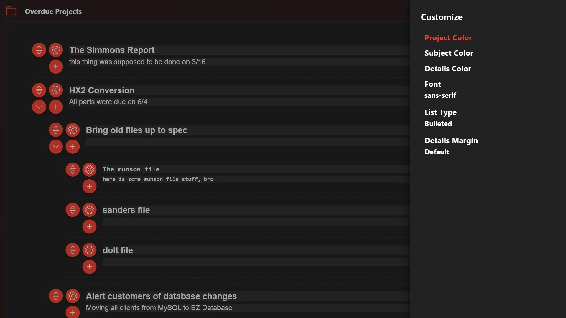 EZ Outliner screenshot 1