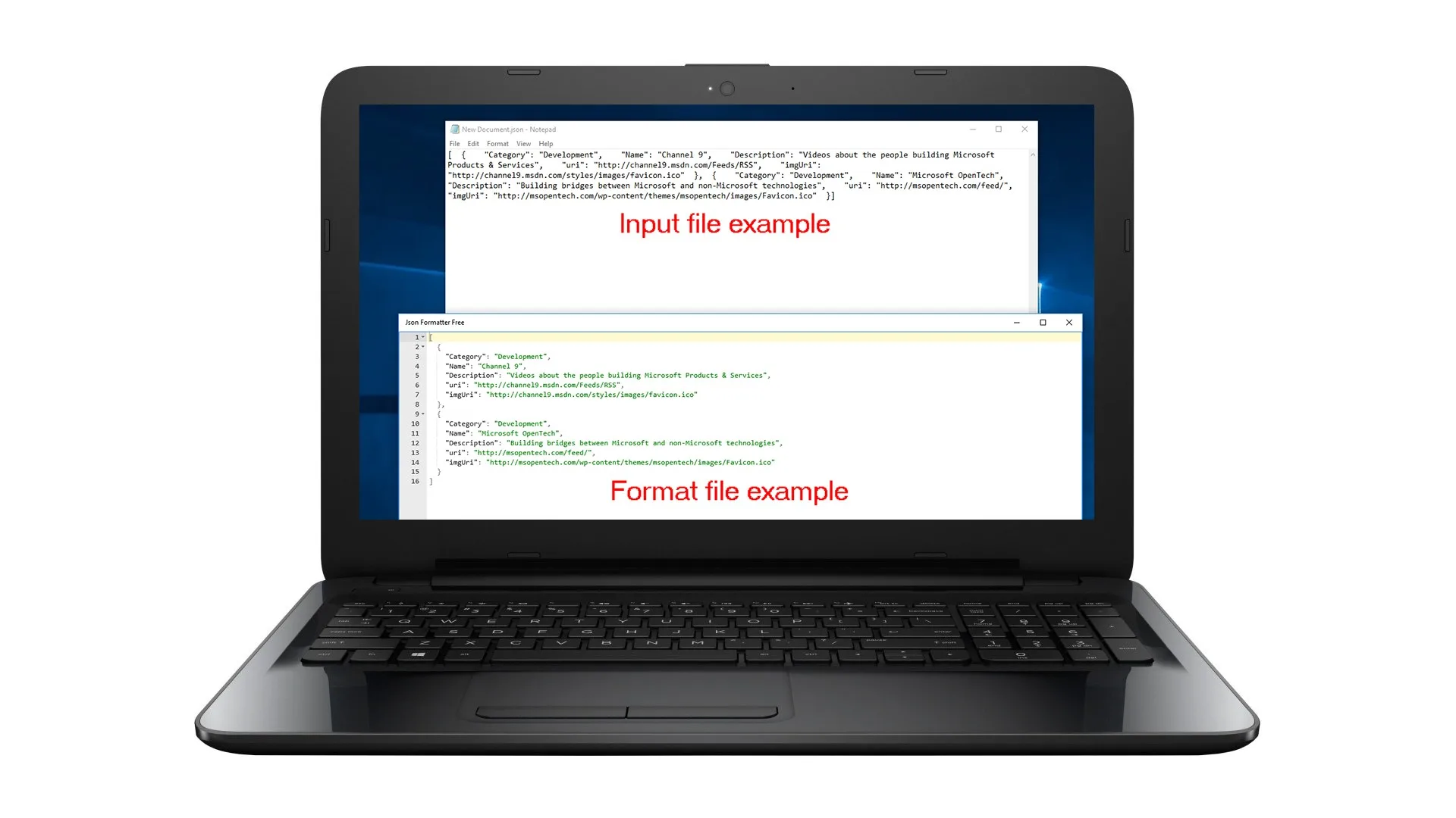 JSON Formatter PLUS screenshot 1