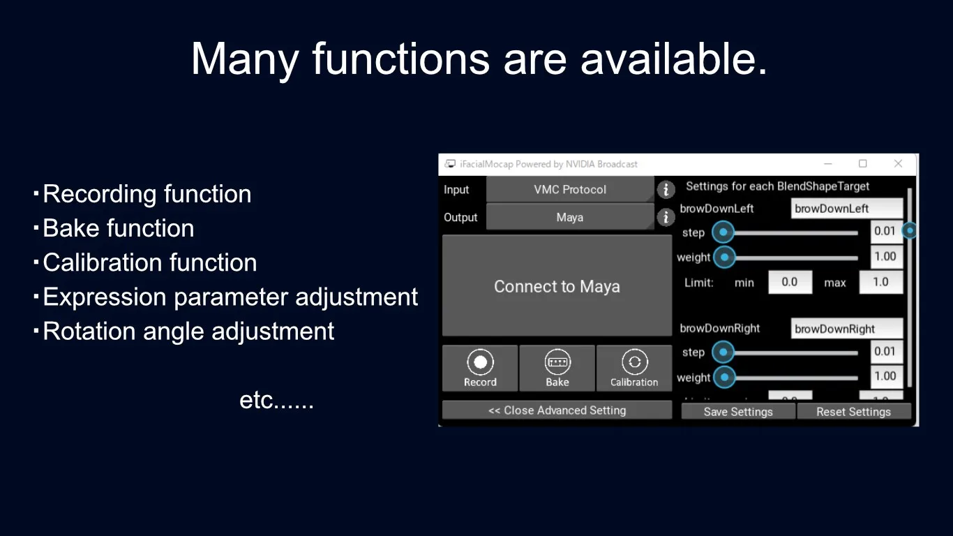 iFacialMocap Powered by NVIDIA Broadcast screenshot 4