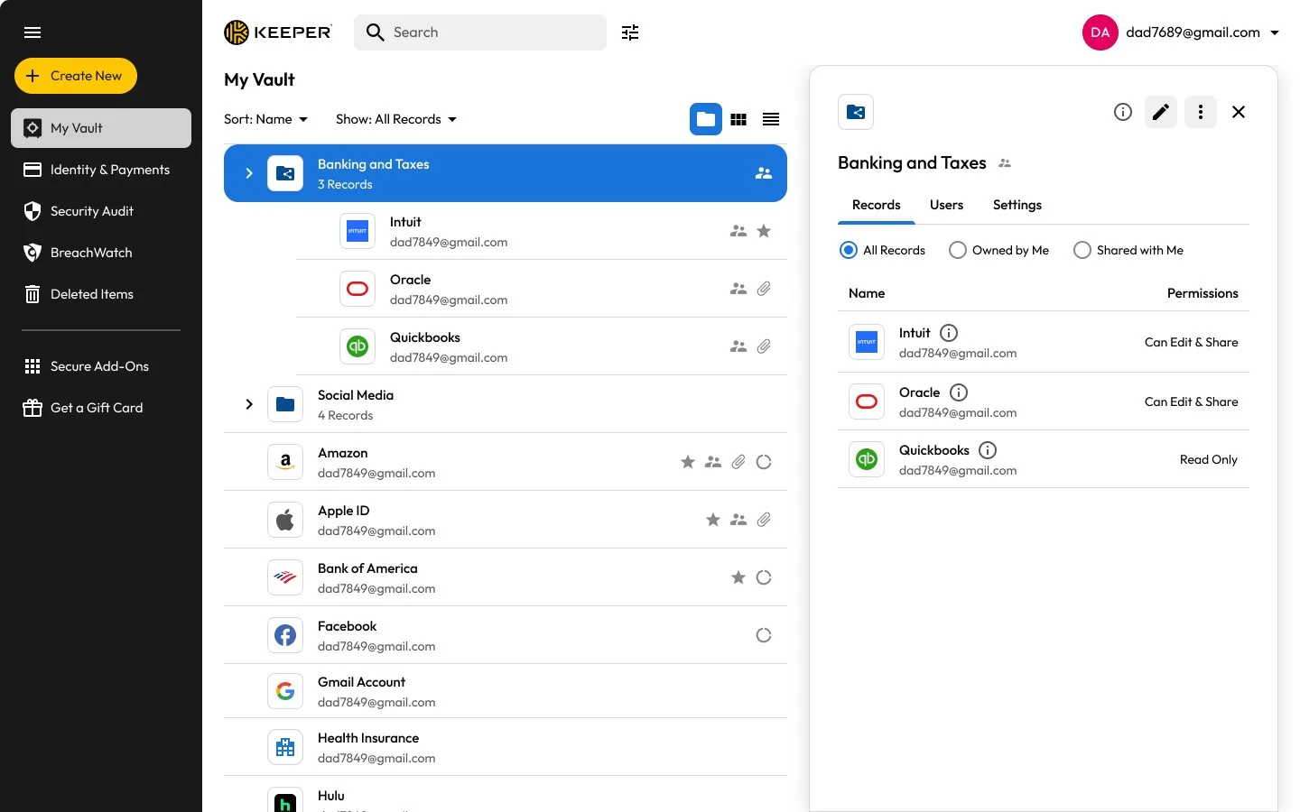 Keeper® Password Manager screenshot 1