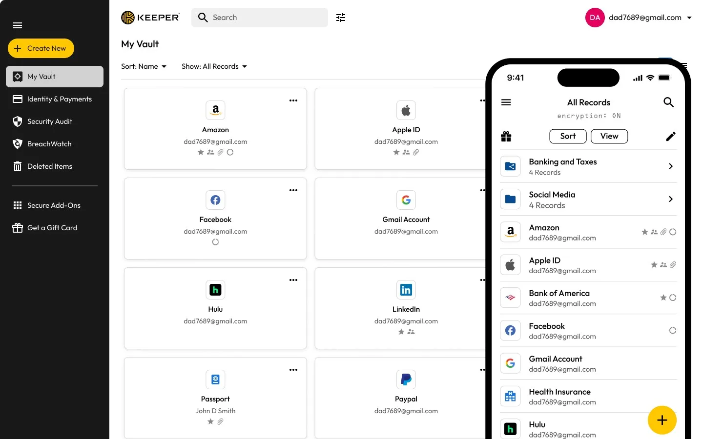 Keeper® Password Manager screenshot 3