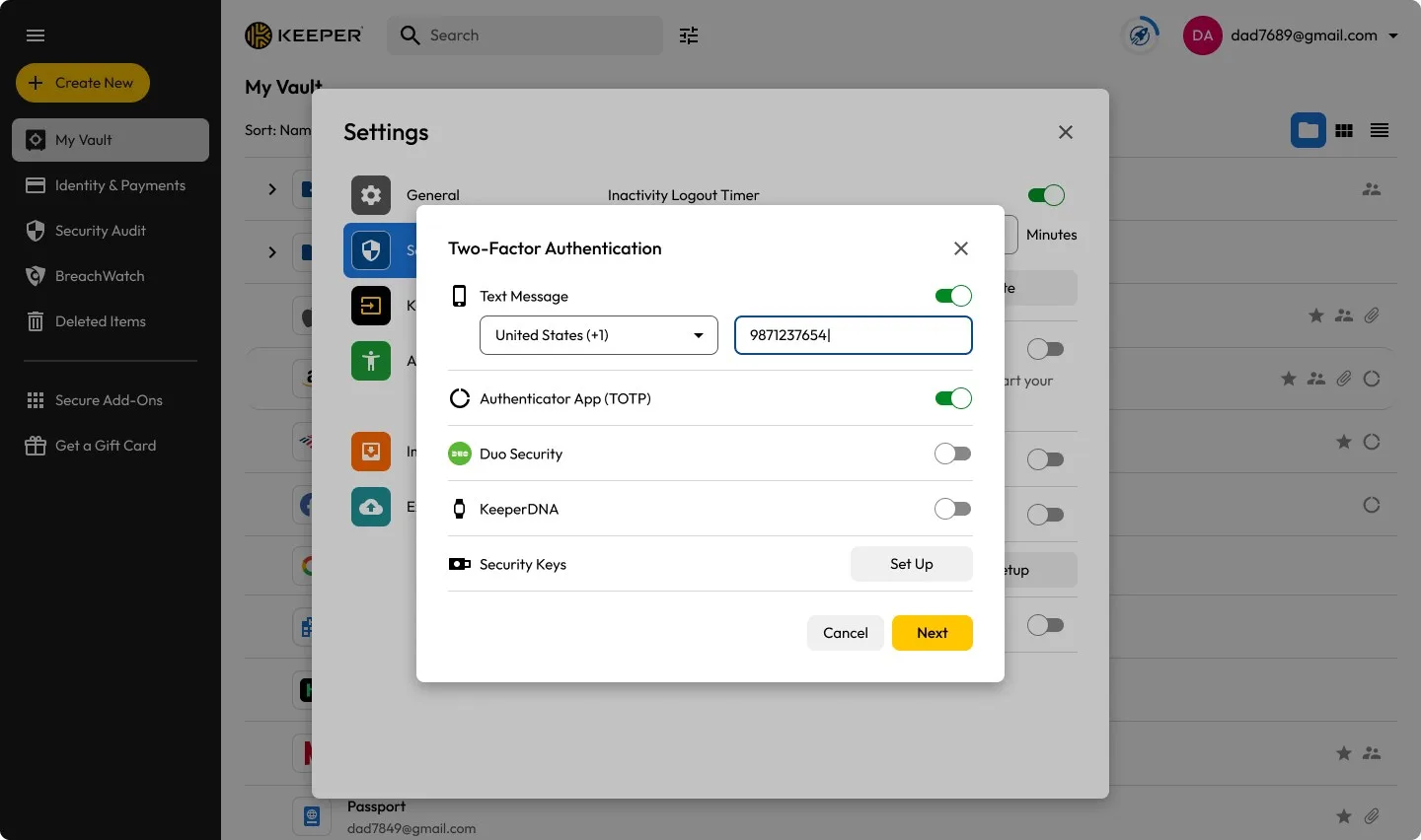 Keeper® Password Manager screenshot 4