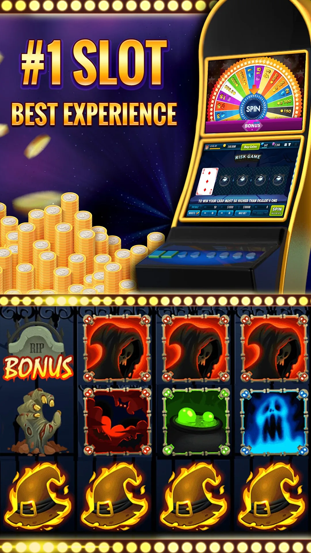Halloween Slot Machine Game screenshot 4
