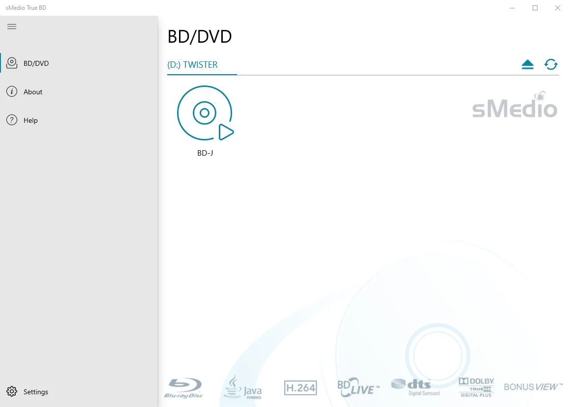 sMedio True BD screenshot 2