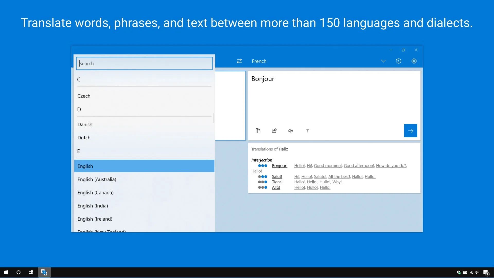 Fluent Translator X screenshot 1