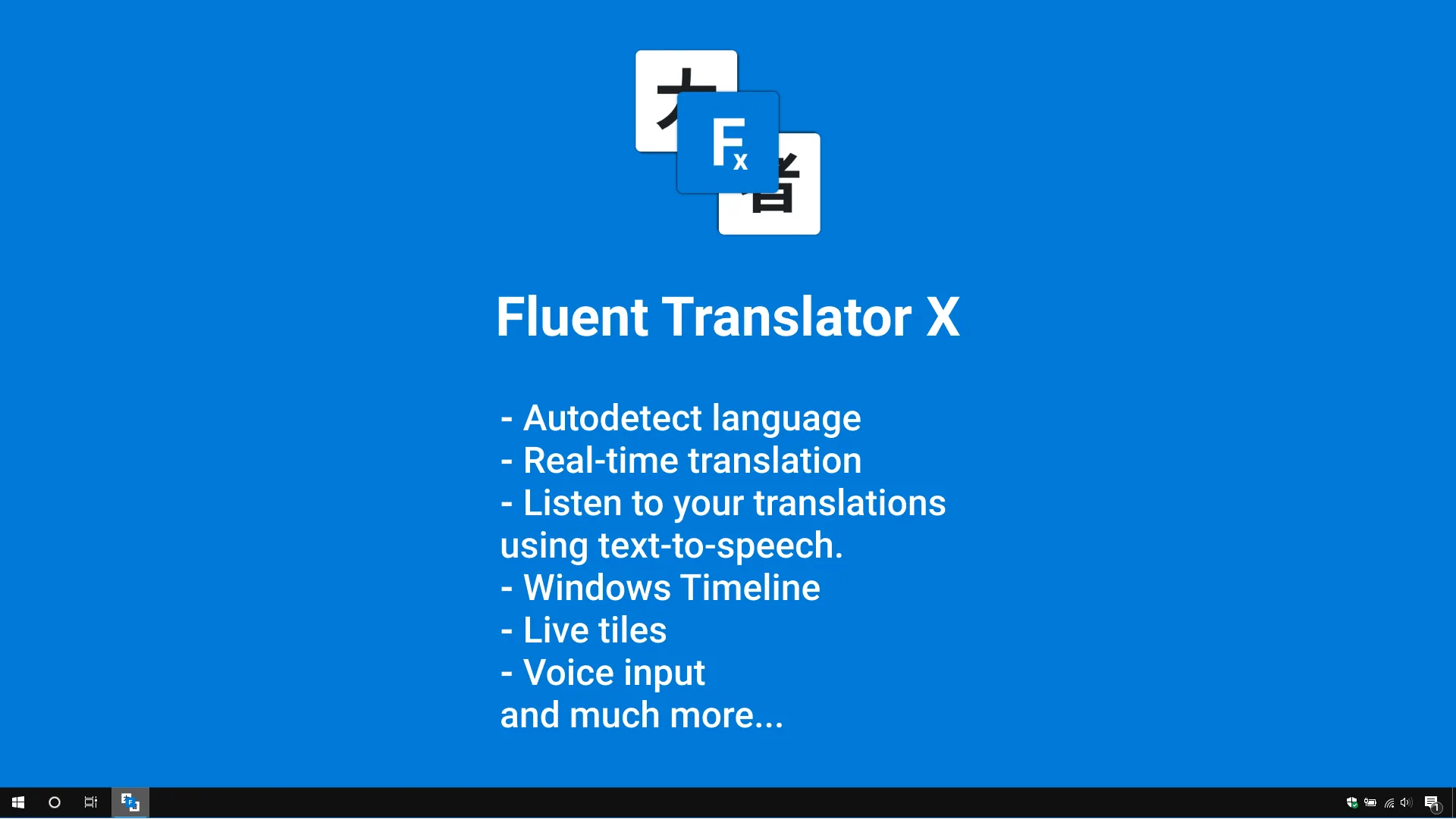 Fluent Translator X screenshot 5