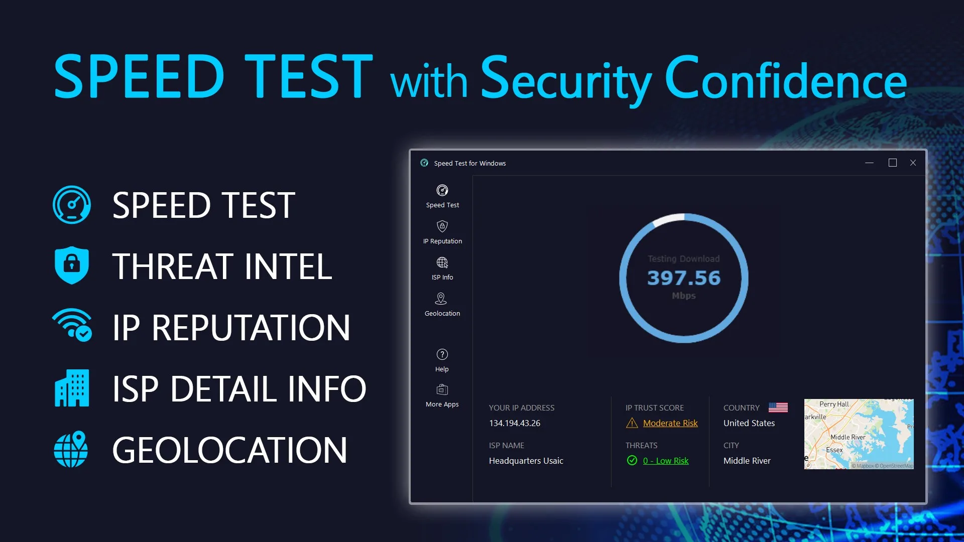 Speed Test for Windows screenshot 1
