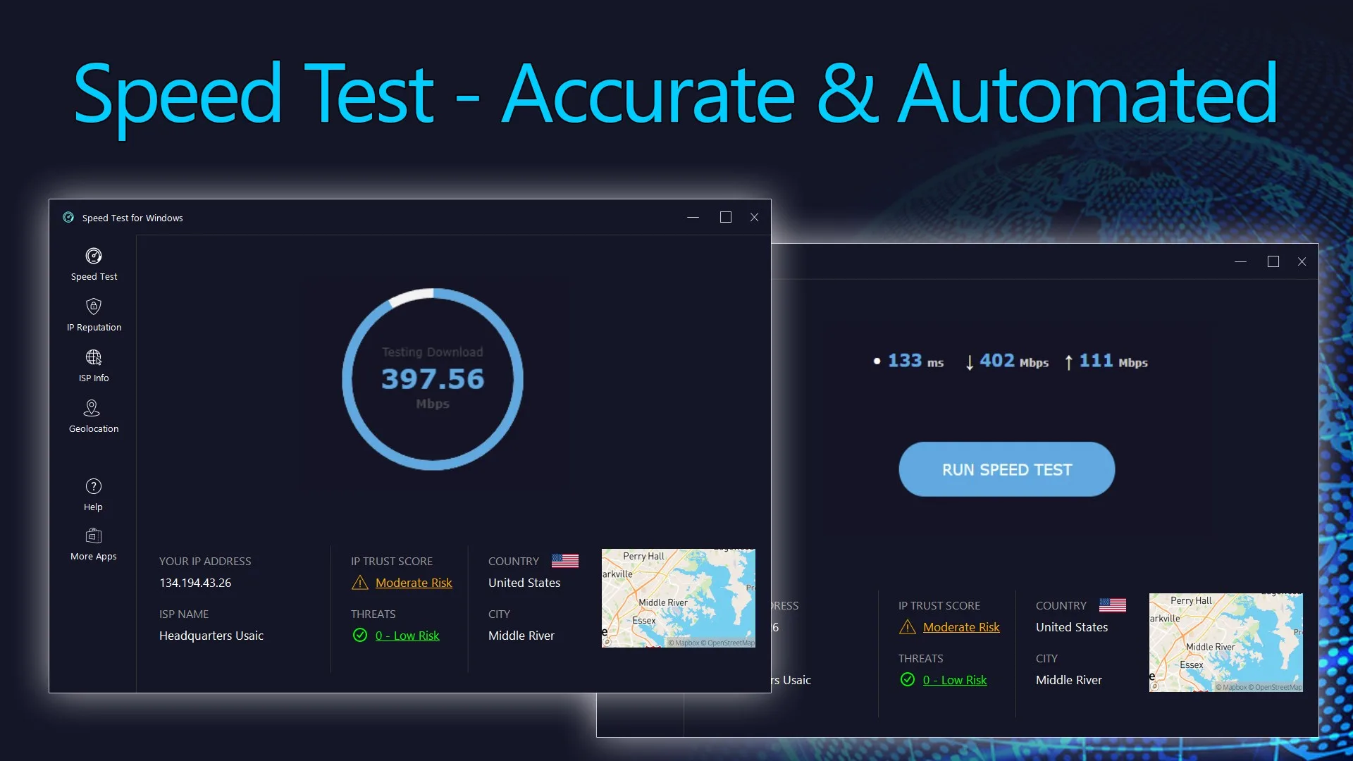 Speed Test for Windows screenshot 2