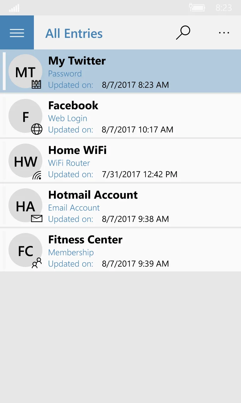 #1 Password Manager screenshot 1