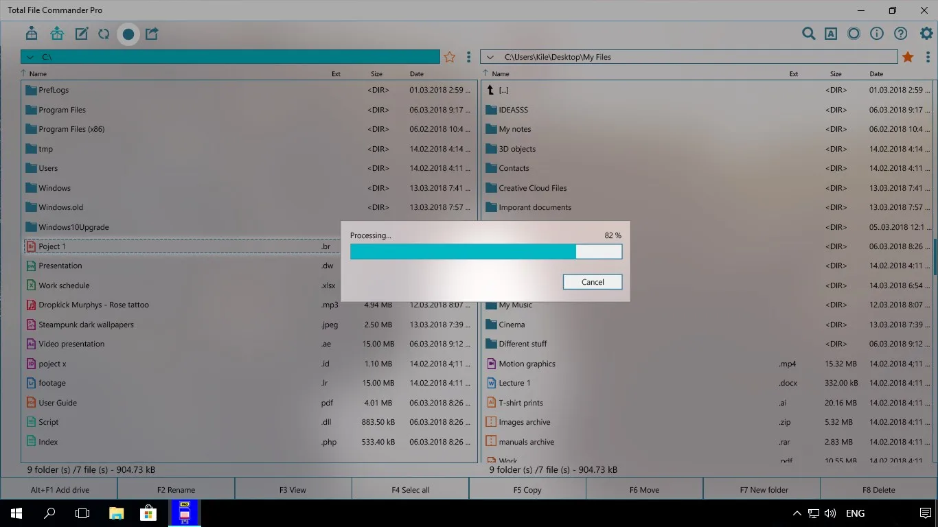 Total File Commander Pro screenshot 1
