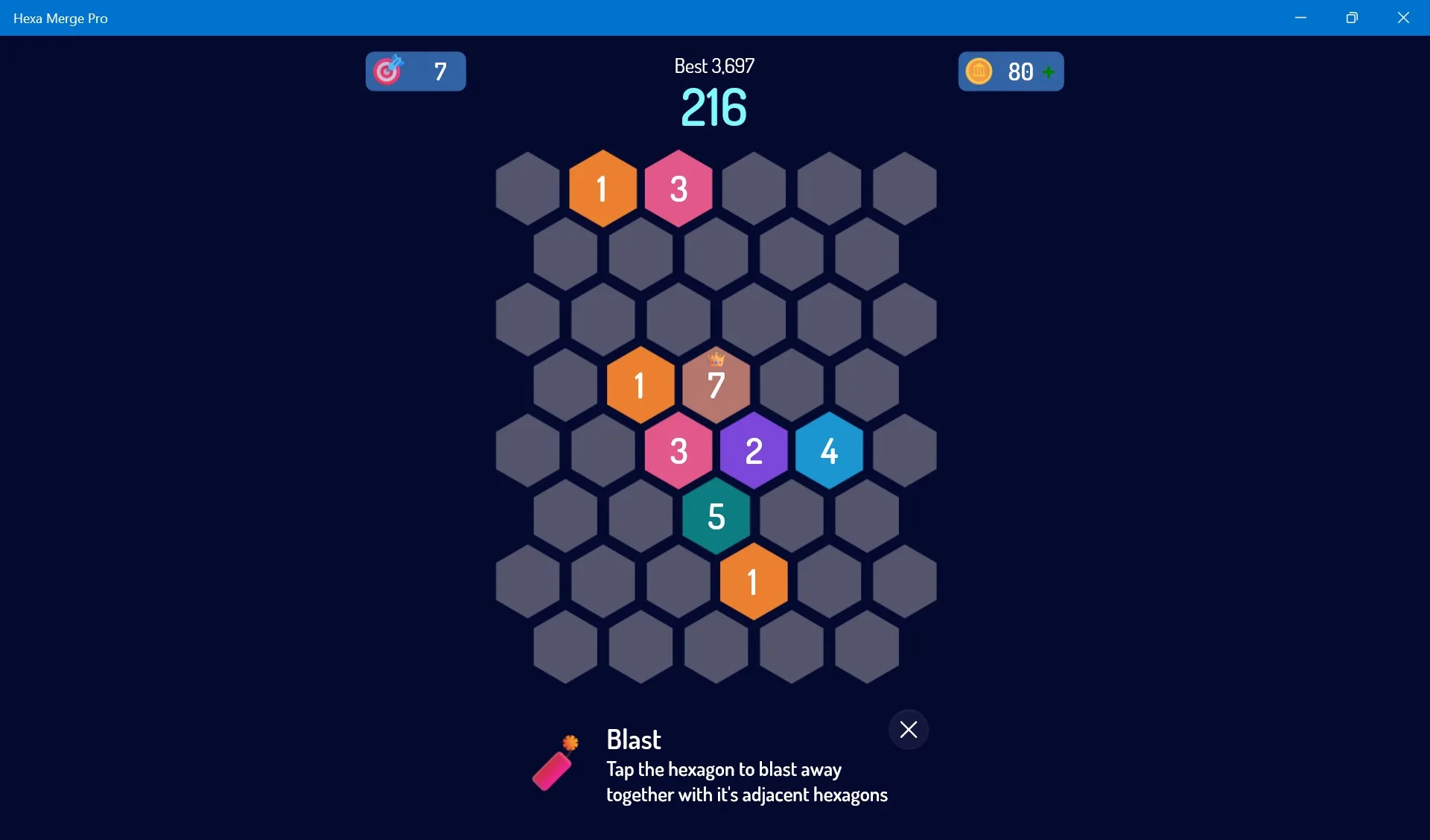 Hexa Merge Pro screenshot 2