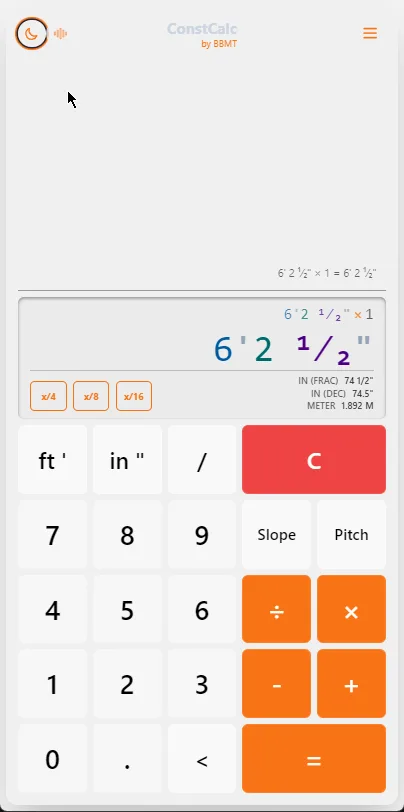 ConstCalc screenshot 4