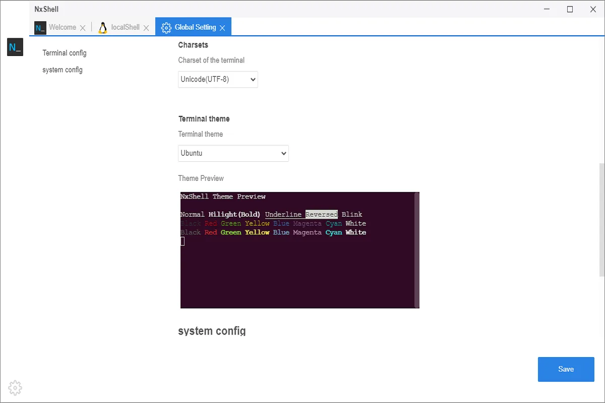 nxshell screenshot 2