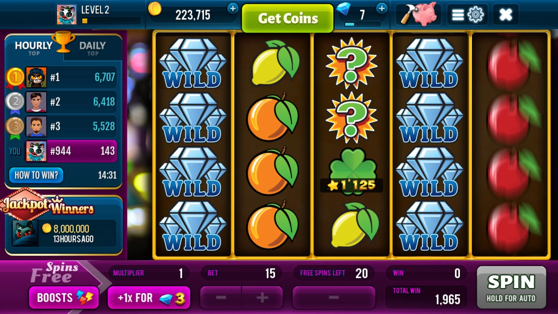 Diamonds Rush Slots screenshot 3