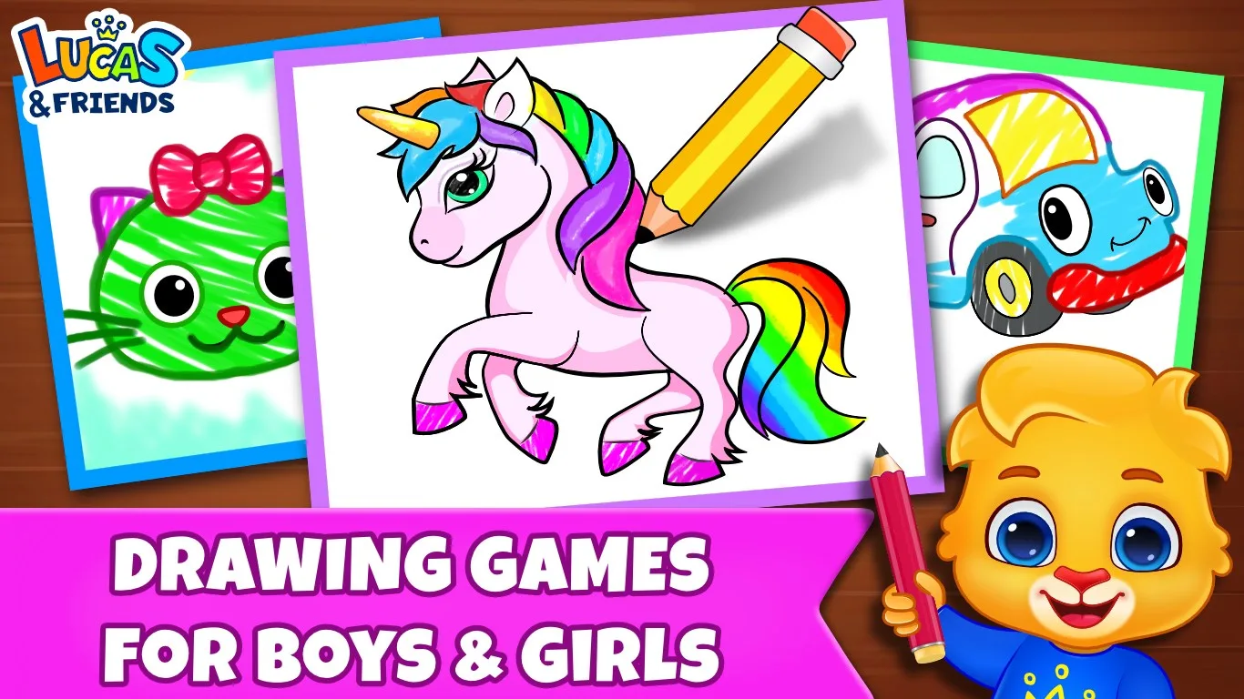 Drawing Games: Draw & Color For Kids screenshot 2