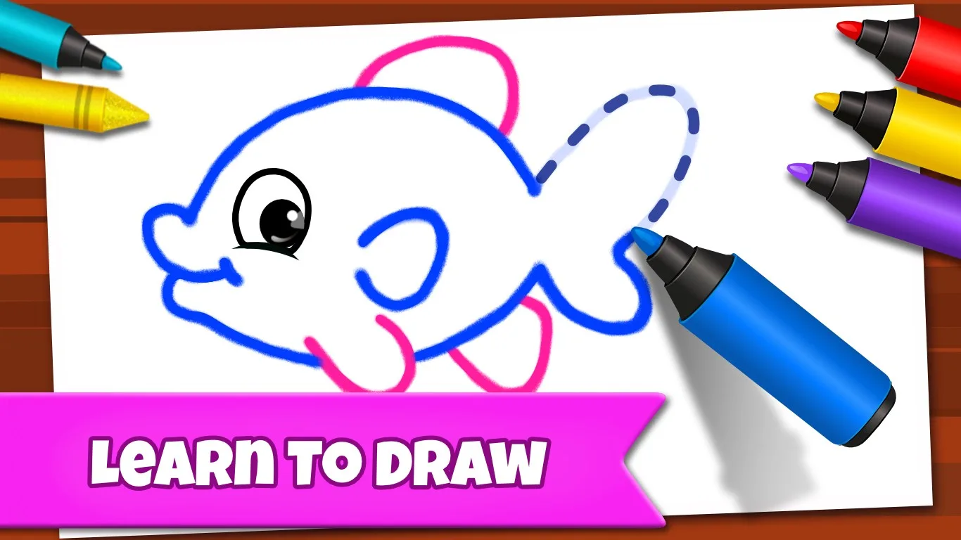 Drawing Games: Draw & Color For Kids screenshot 4