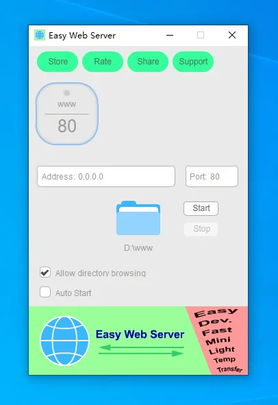Easy Web Server screenshot 5
