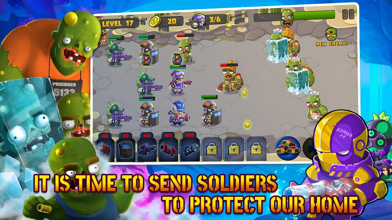 Special Squad VS Zombies TD screenshot 2