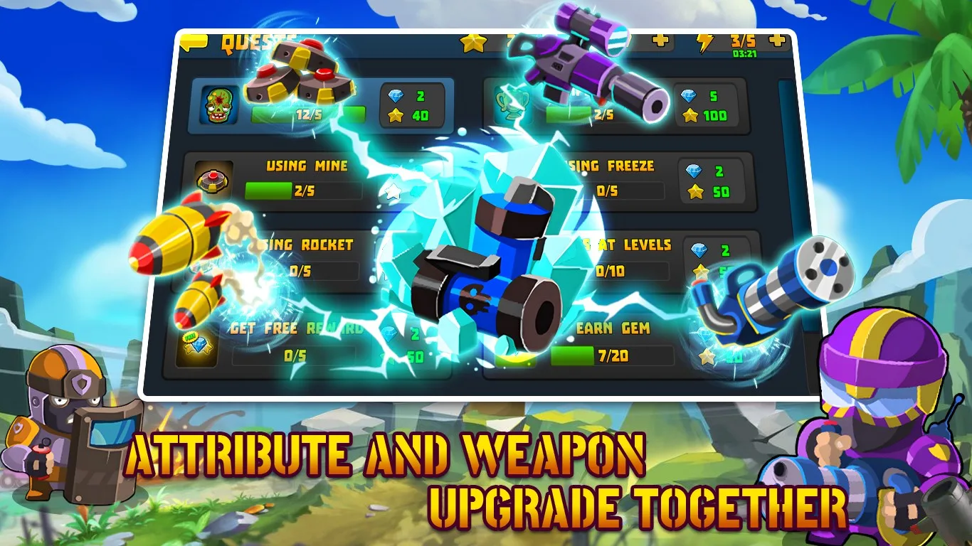 Special Squad VS Zombies TD screenshot 4
