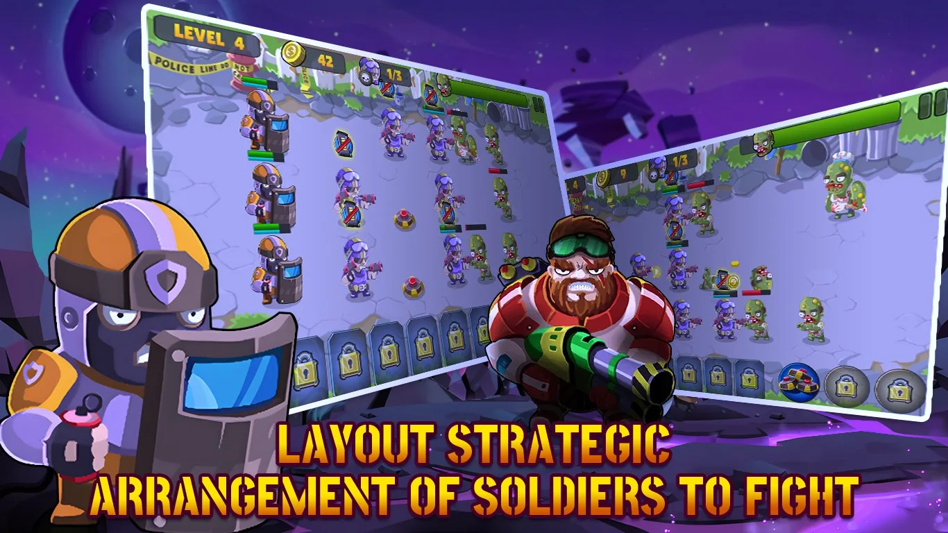 Special Squad VS Zombies TD screenshot 5