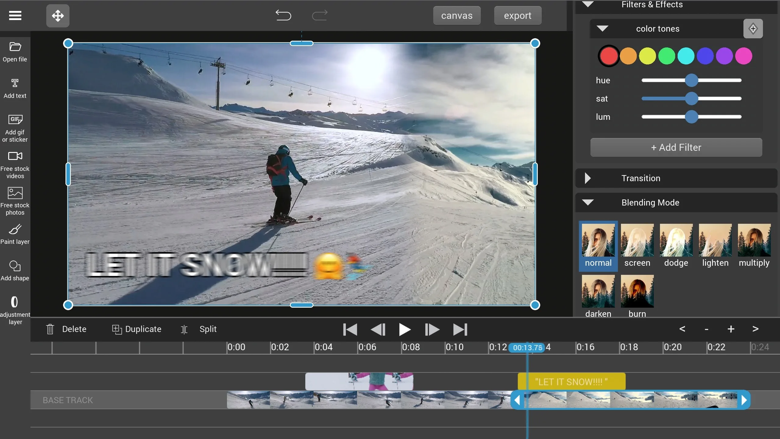 VidMix Video Editor screenshot 2