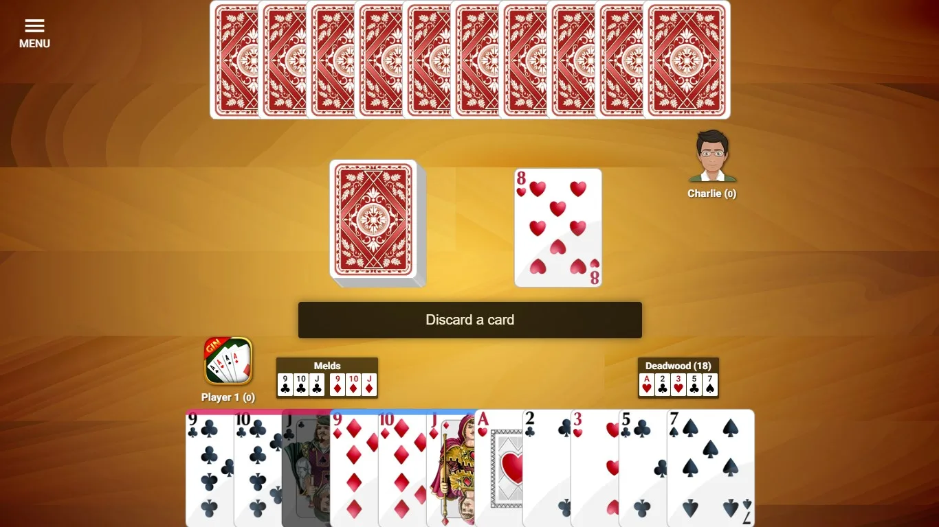 Gin Rummy ! screenshot 2