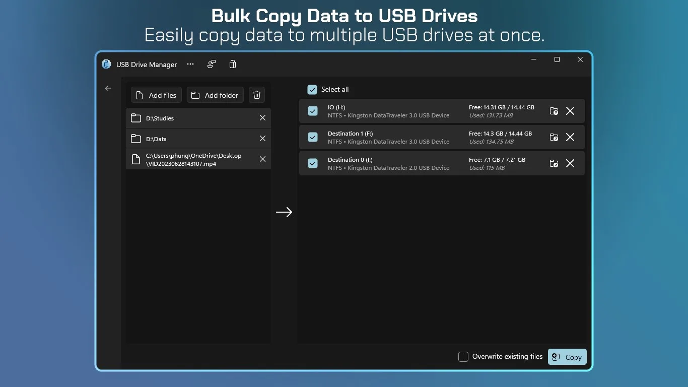 USB Drive Manager screenshot 2