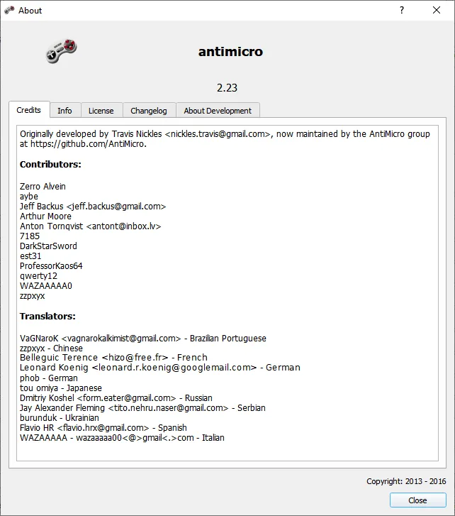 Antimicro screenshot 3