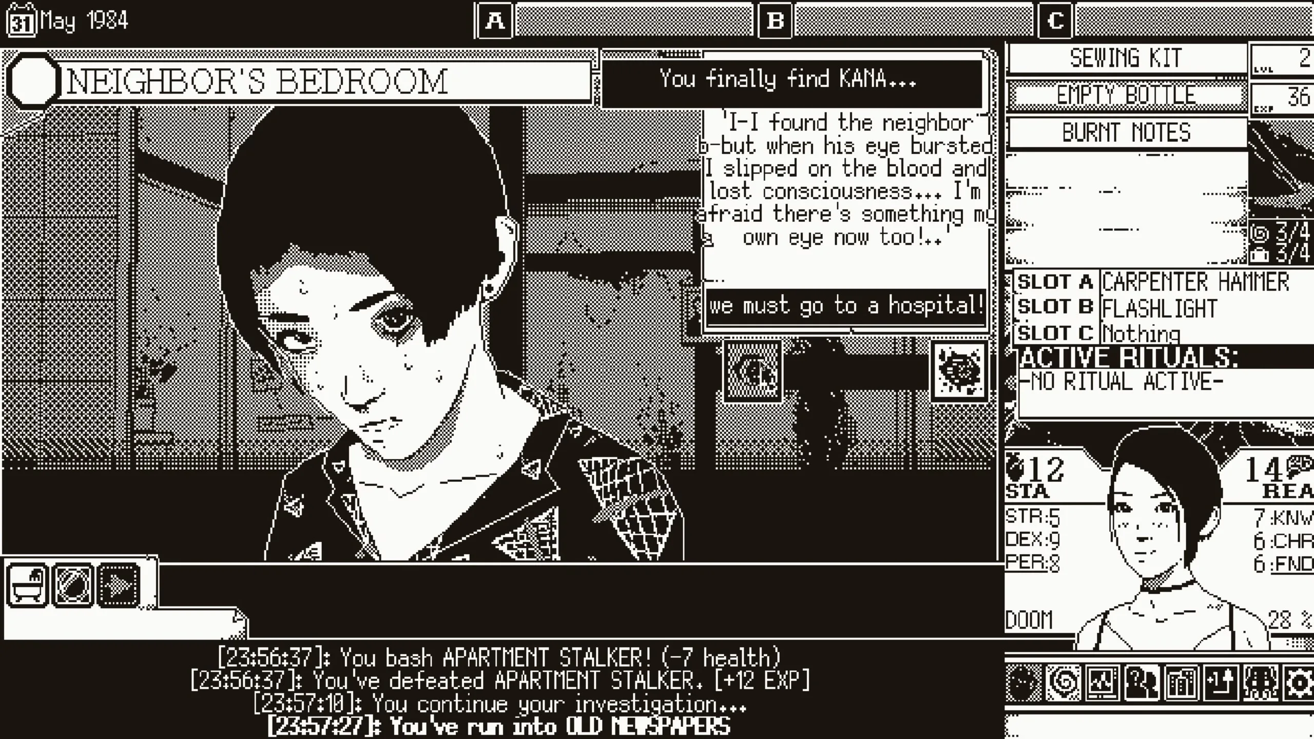 WORLD OF HORROR (Game Preview) screenshot 1