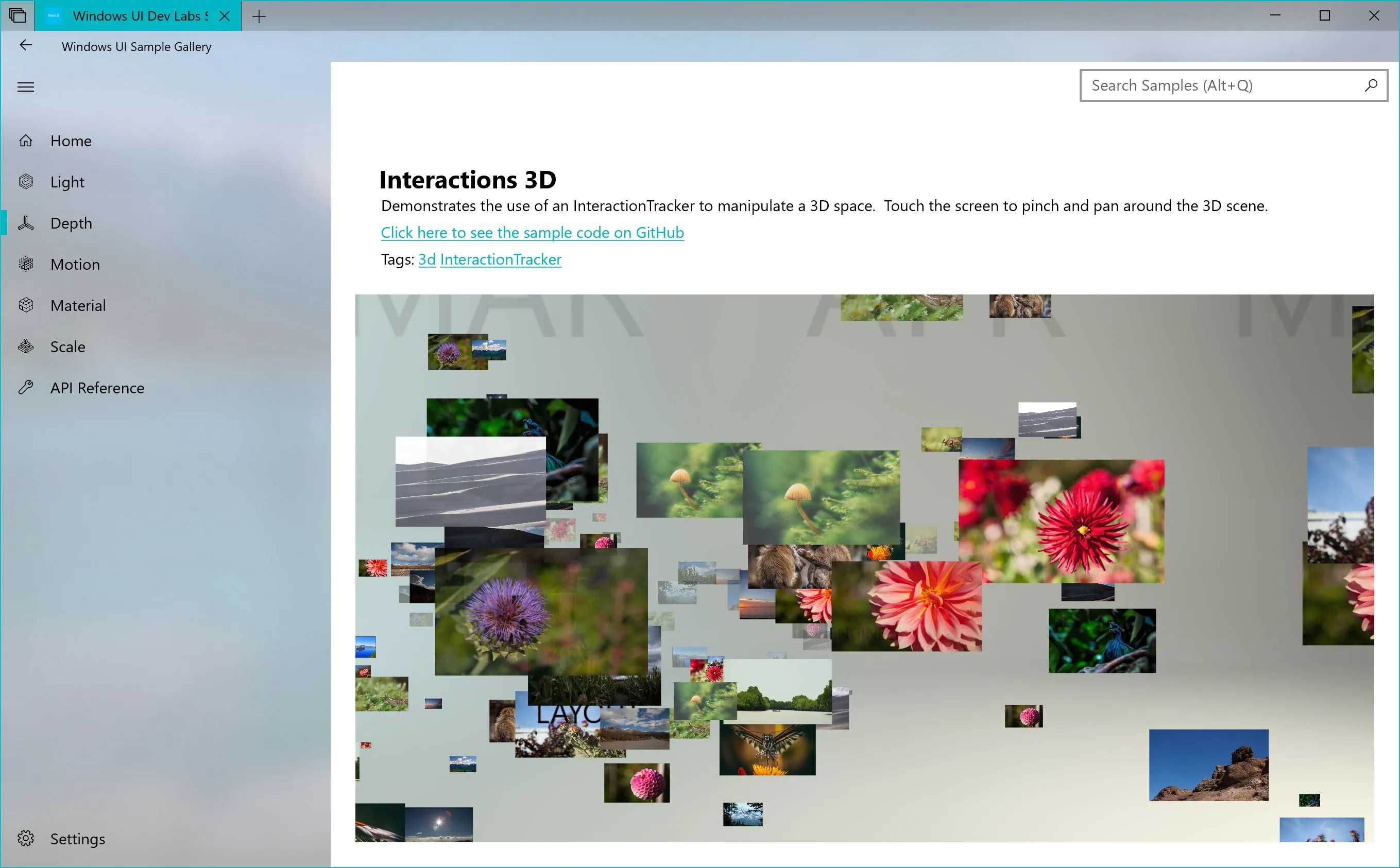 Windows Composition Samples screenshot 3
