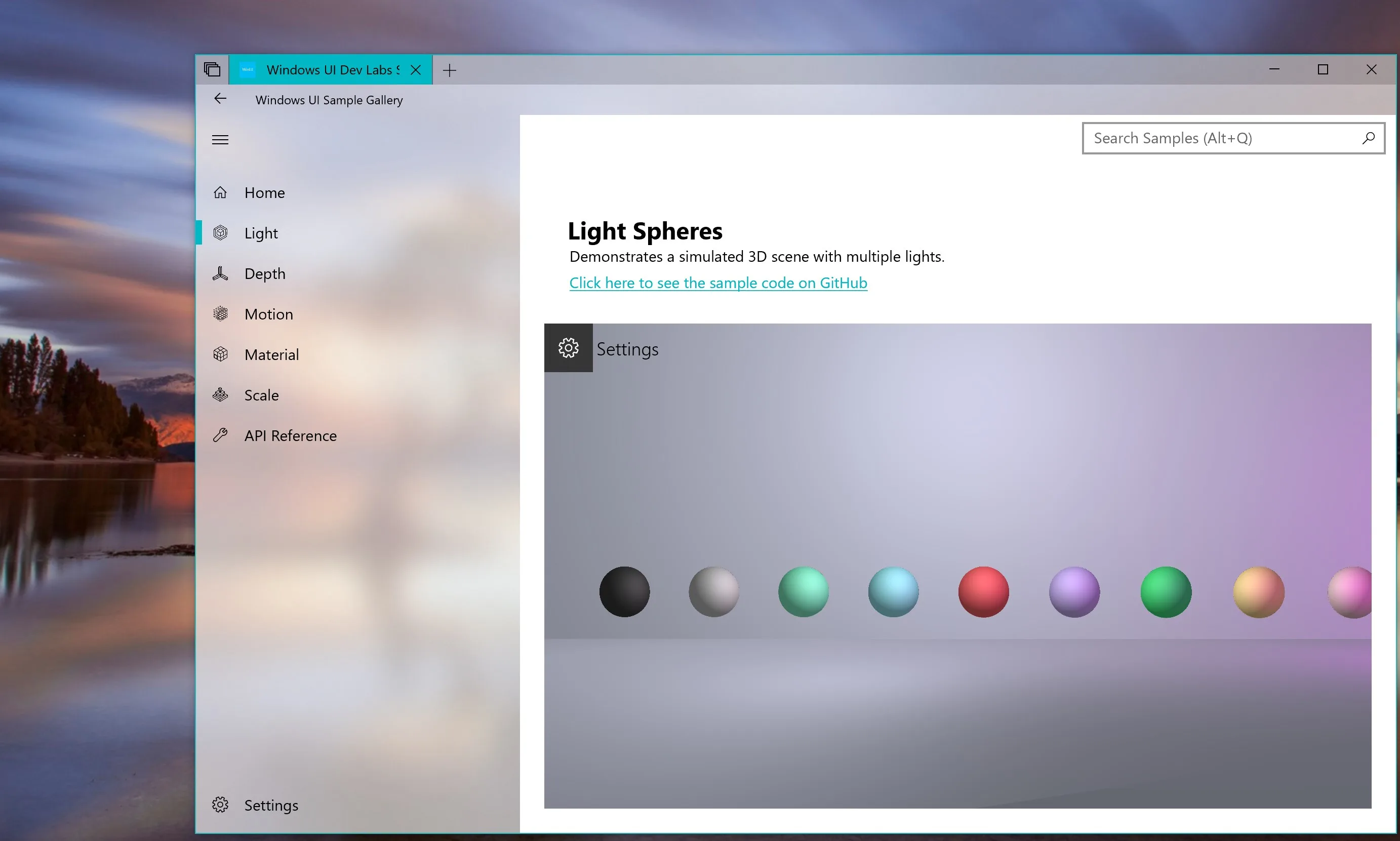 Windows Composition Samples screenshot 4