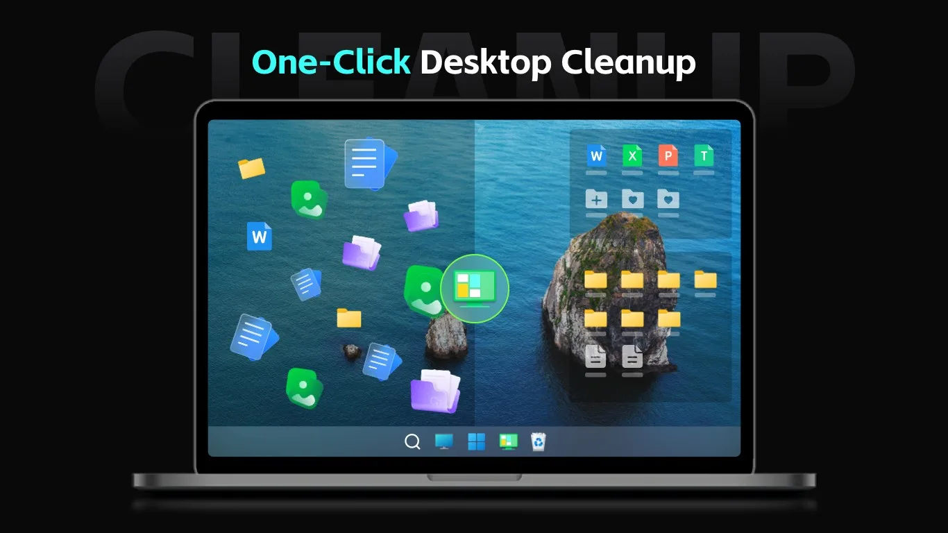 Desktop Organizer- Clean Desktop Wallpaper screenshot 2