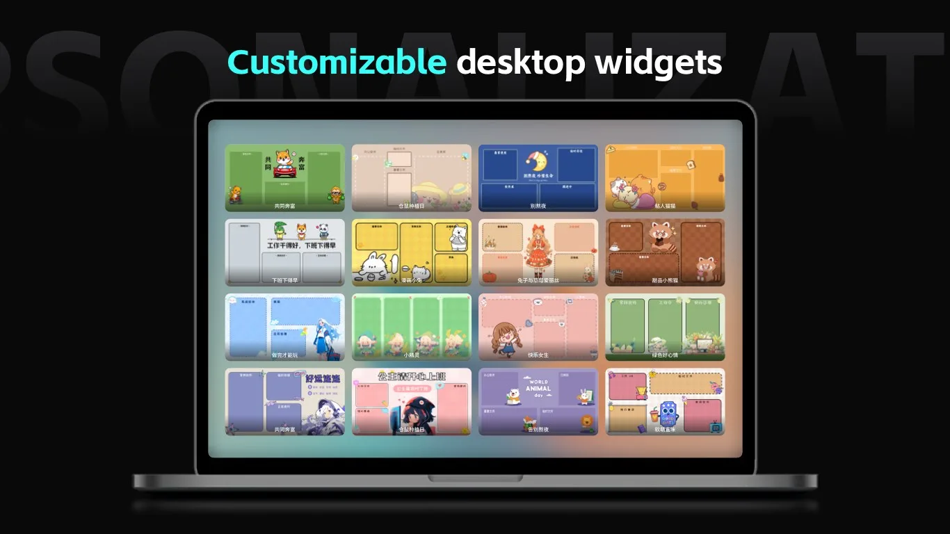 Desktop Organizer- Clean Desktop Wallpaper screenshot 3