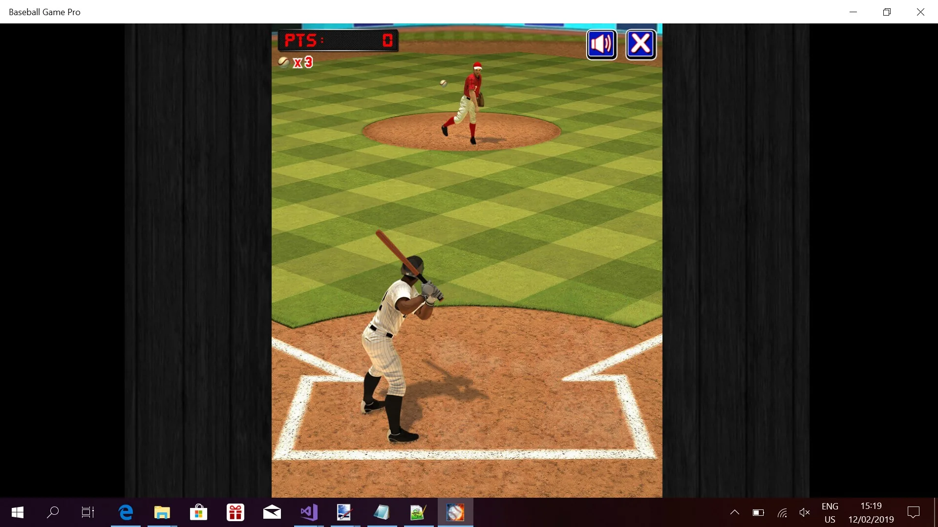 Baseball Game Pro screenshot 1