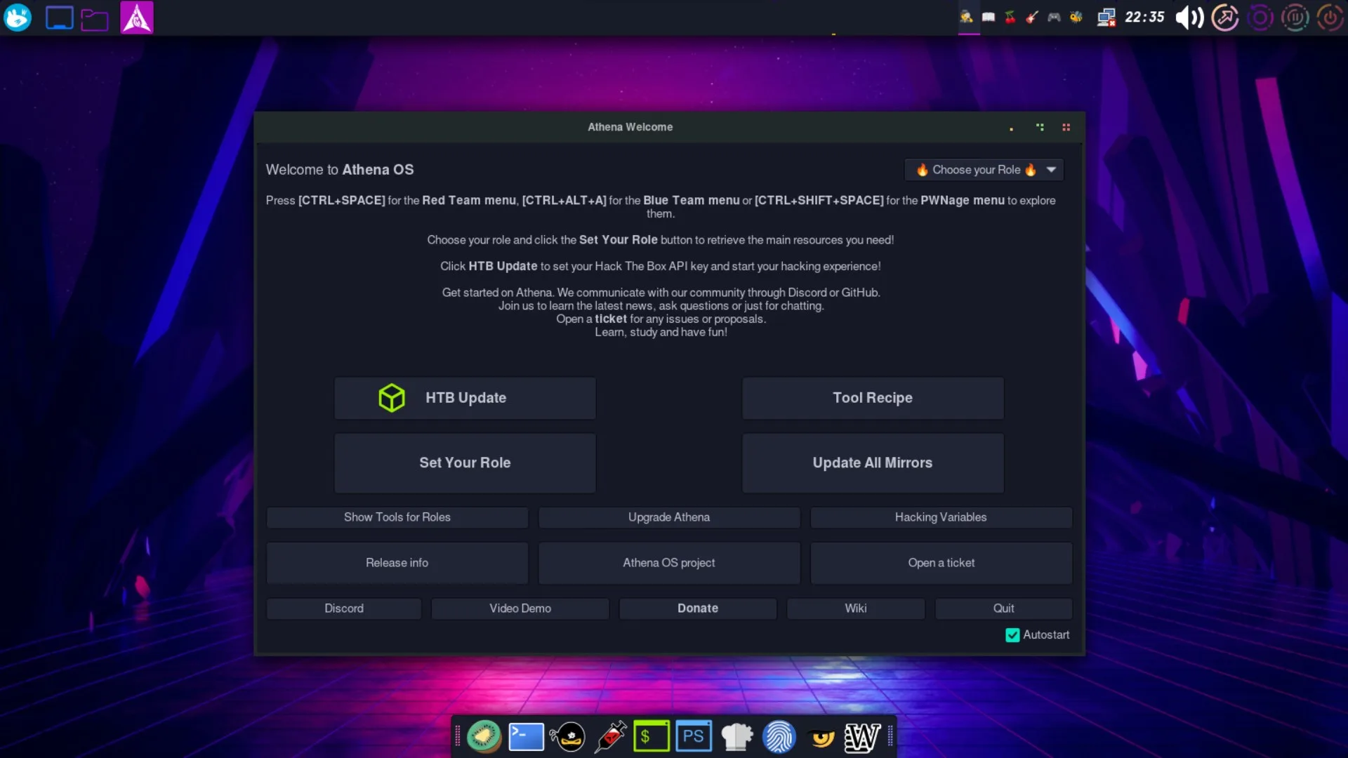 Athena OS screenshot 3