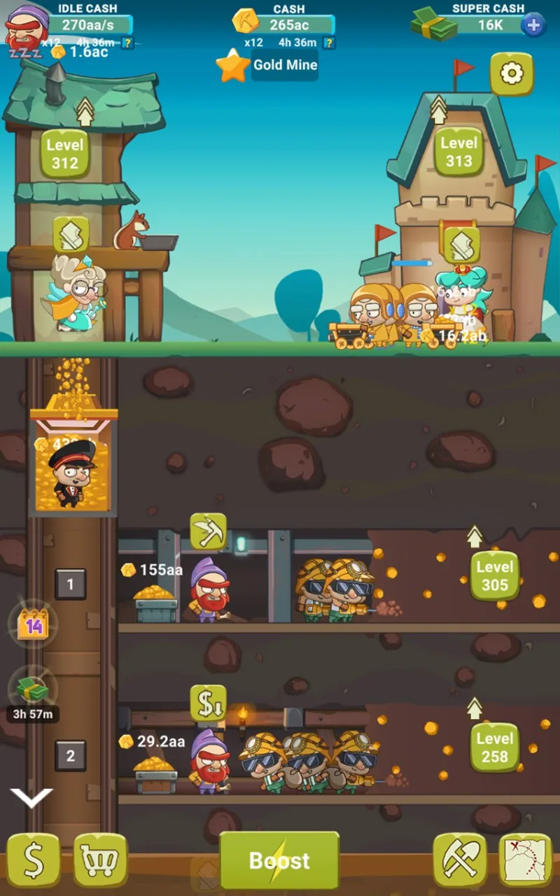 Idle Gold Digging: Simulator Tycoon 2021 screenshot 1