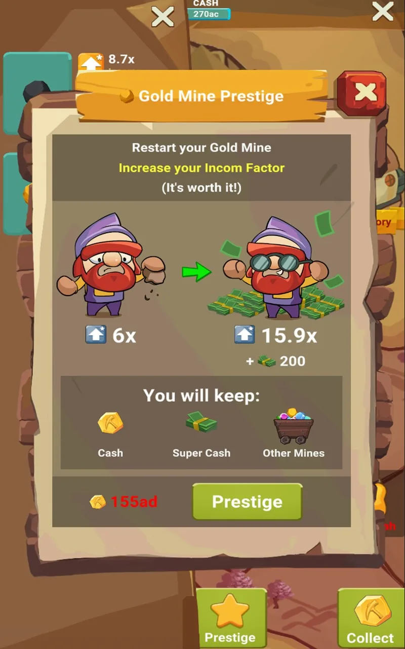 Idle Gold Digging: Simulator Tycoon 2021 screenshot 3