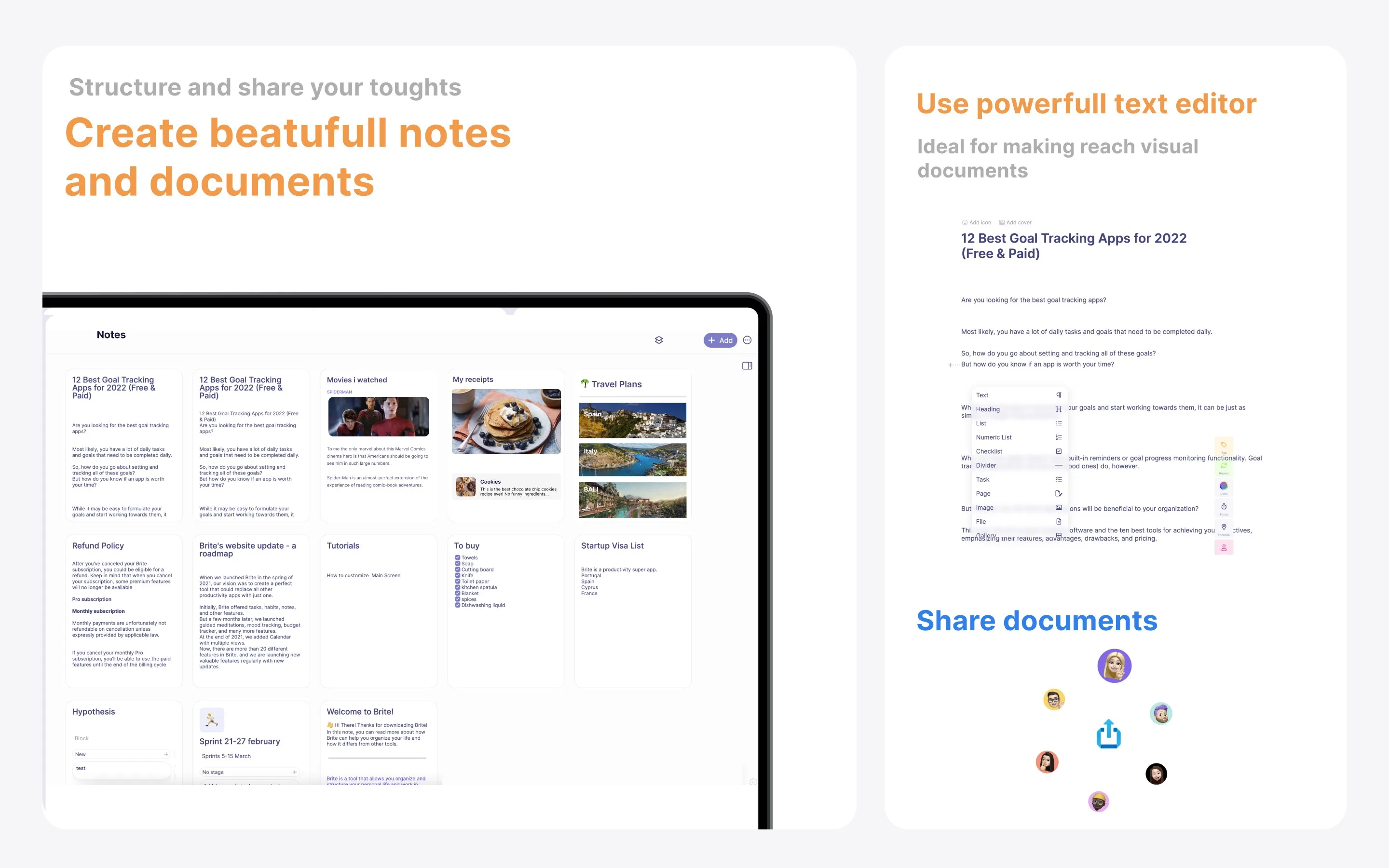 Brite - Daily Planner screenshot 1