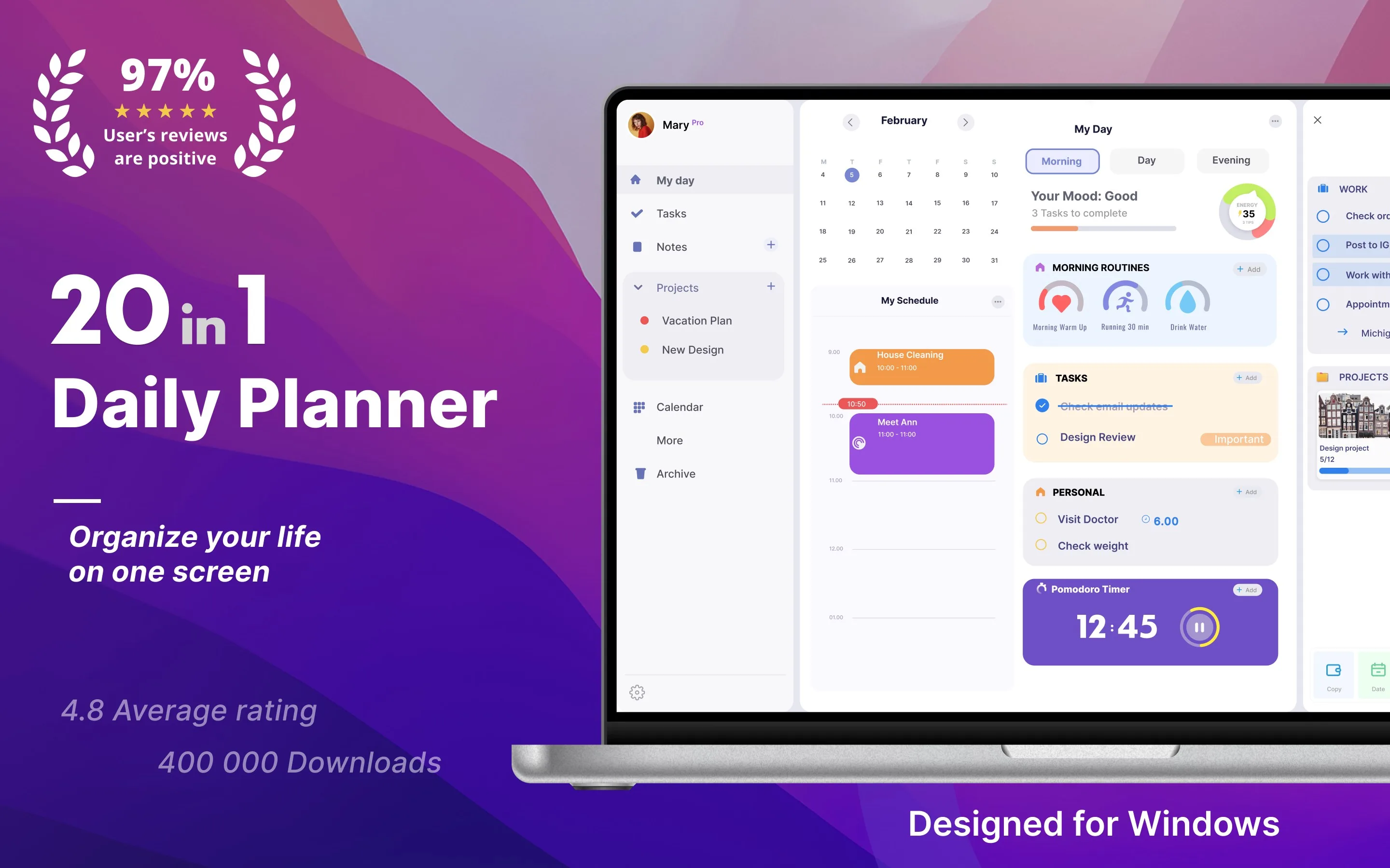 Brite - Daily Planner screenshot 4