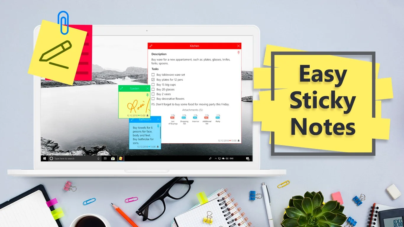 Easy Sticky Notes screenshot 1