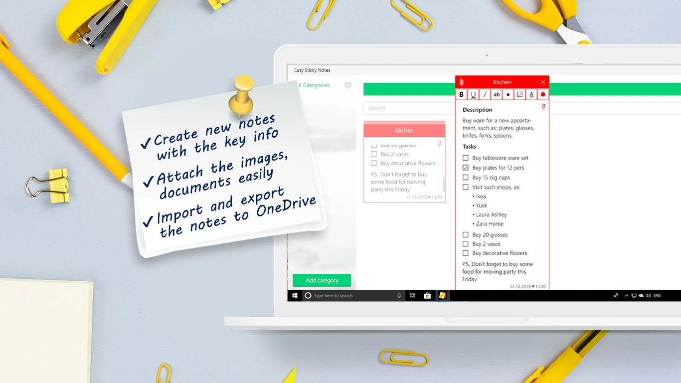 Easy Sticky Notes screenshot 2