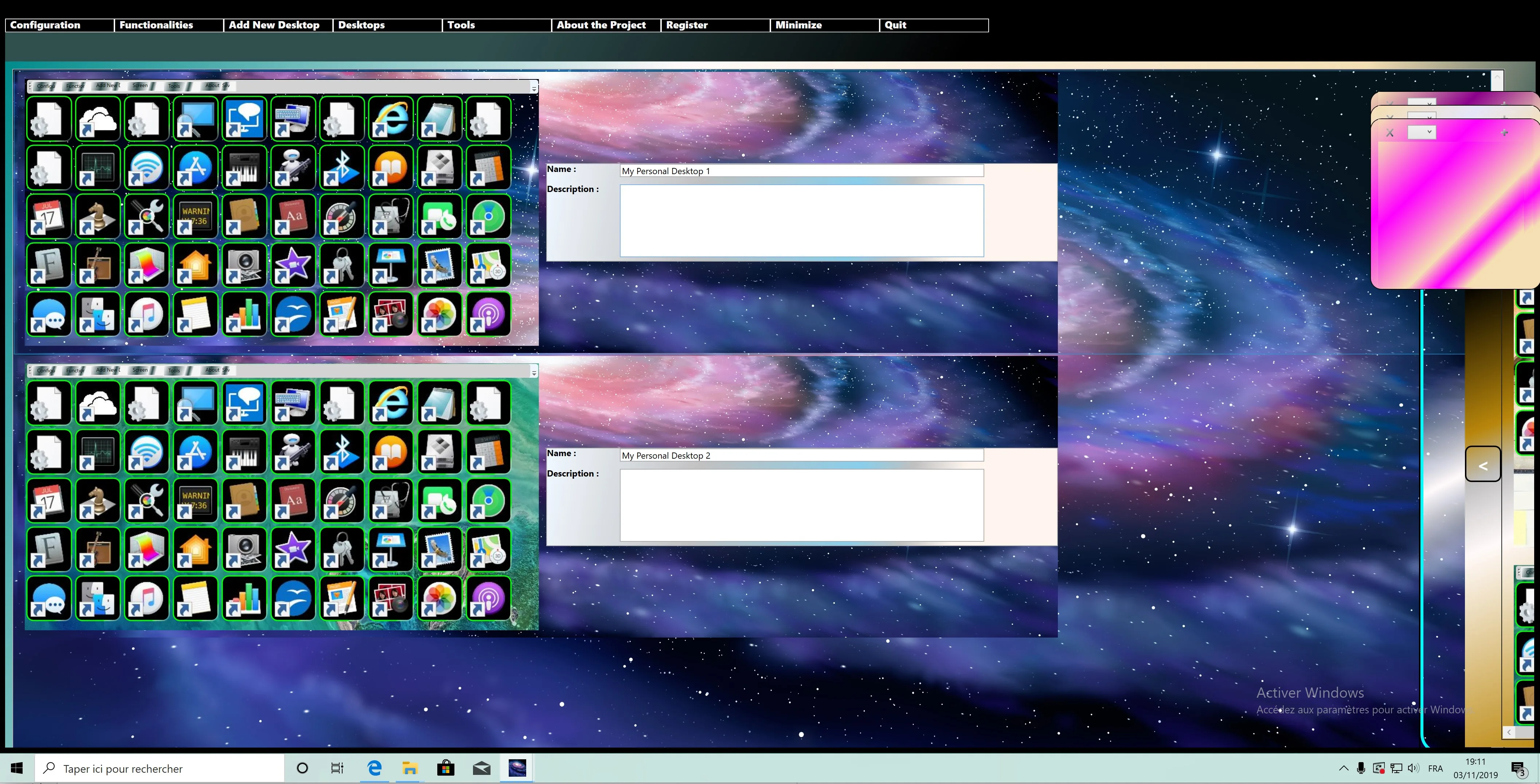 Zena 2 Desktop code Cassiopee screenshot 3