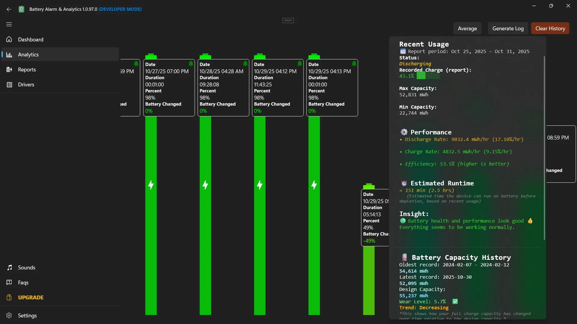 Battery Alarm & Analytics screenshot 3