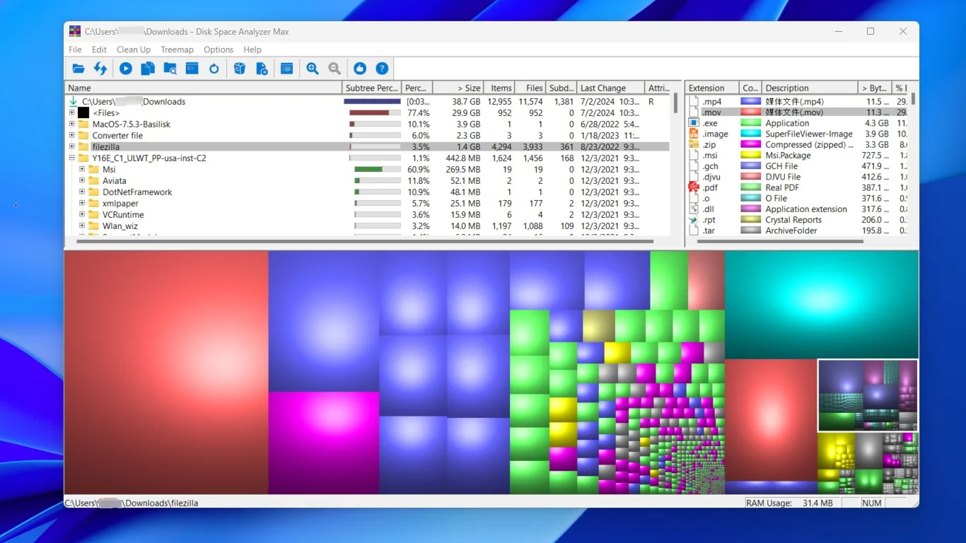 Disk Space Analyzer Max screenshot 2