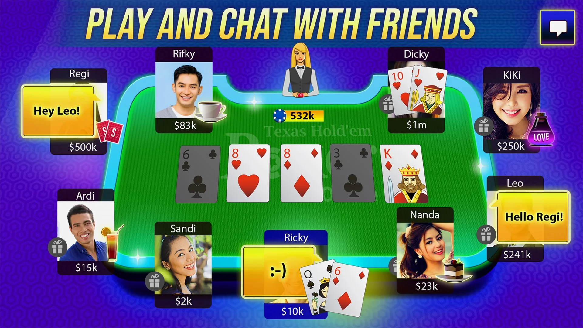 Texas Hold'em Poker Online - Stars Holdem Poker screenshot 1