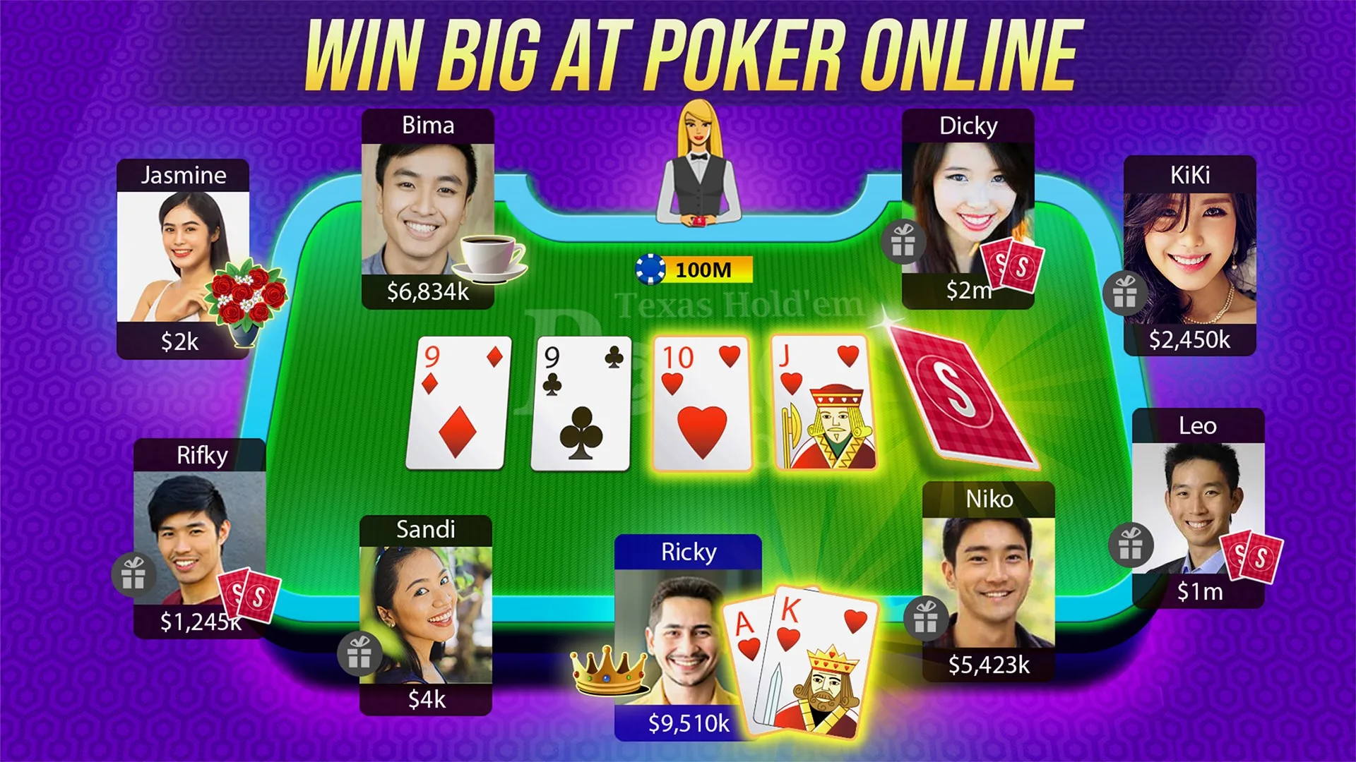 Texas Hold'em Poker Online - Stars Holdem Poker screenshot 2
